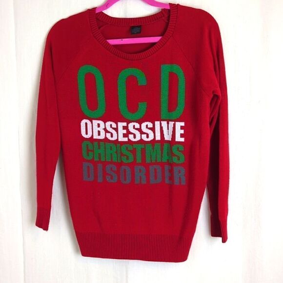 Christmas Sweater with Cute Graphic on Front Size M - Picture 1 of 4